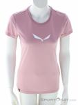 Salewa Solidlogo Dri-Release Women T-Shirt, , Pink, , Female, 0032-11439, 5638165581, , N2-02.jpg