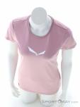 Salewa Solidlogo Dri-Release Women T-Shirt, , Pink, , Female, 0032-11439, 5638165581, , N3-03.jpg