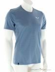Salewa Puez Sporty Dry Mens T-Shirt, Salewa, Blue, , Male, 0032-11449, 5638165761, 4053866532372, N1-01.jpg
