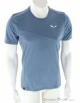 Salewa Puez Sporty Dry Hommes T-shirt, Salewa, Bleu, , Hommes, 0032-11449, 5638165761, 4053866532372, N2-02.jpg