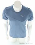 Salewa Puez Sporty Dry Hommes T-shirt, Salewa, Bleu, , Hommes, 0032-11449, 5638165761, 4053866532372, N3-03.jpg