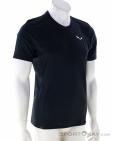 Salewa Puez Sporty Dry Mens T-Shirt, Salewa, Black, , Male, 0032-11449, 5638165766, 4053866636360, N1-01.jpg