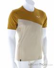 Salewa Puez Sporty Dry Caballeros T-Shirt, , Beige, , Hombre, 0032-11449, 5638165771, , N1-01.jpg