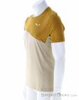 Salewa Puez Sporty Dry Hommes T-shirt, Salewa, Beige, , Hommes, 0032-11449, 5638165771, 4053866636506, N1-06.jpg