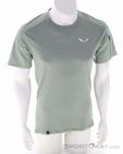 Salewa Puez AM Hybrid Mens T-Shirt, , Green, , Male, 0032-11461, 5638166238, , N2-02.jpg
