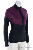 Montura Spitze Zip Maglia Women Sweater, , Purple, , Female, 0437-10077, 5638167190, , N1-01.jpg