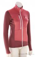 Ortovox Fleece Grid Women Fleece Jacket, , Pink, , Female, 0016-12004, 5638167605, , N1-01.jpg