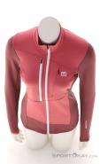 Ortovox Fleece Grid Women Fleece Jacket, , Pink, , Female, 0016-12004, 5638167605, , N3-03.jpg
