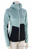 Ortovox Fleece Rib Hoody Women Fleece Jacket, , Turquoise, , Female, 0016-12009, 5638167707, , N1-01.jpg