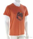 Chillaz Carabiner Forest Hommes T-shirt, Chillaz, Orange, , Hommes, 0004-10774, 5638178044, 9120131830527, N1-01.jpg