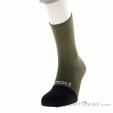 POC Flair Mid Biking Socks, , Olive-Dark Green, , Male,Female,Unisex, 0049-10645, 5638178180, , N1-06.jpg