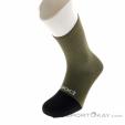 POC Flair Mid Calcetines para ciclista, POC, Verde oliva oscuro, , Hombre,Mujer,Unisex, 0049-10645, 5638178180, 7325549939448, N2-07.jpg