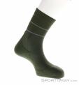 CEP Reflective Mid Cut Compression Women Socks, , Olive-Dark Green, , Female, 0052-10070, 5638181588, , N1-01.jpg