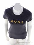 Mons Royale Icon Merino Air-Con Mujer T-Shirt, Mons Royale, Gris, , Mujer, 0309-10281, 5638181953, 9420070041450, N3-03.jpg