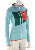 Ortovox Fleece Grid Hoody Women Fleece Jacket, Ortovox, Light-Blue, , Female, 0016-12035, 5638195418, 4251422599450, N1-01.jpg