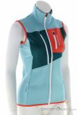 Ortovox Fleece Grid Vest Damen Outdoorweste, Ortovox, Hell-Blau, , Damen, 0016-11943, 5638195429, 4251877707202, N1-01.jpg