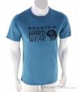 Mountain Hardwear MHW Logo SS Caballeros T-Shirt, Mountain Hardwear, Azul, , Hombre, 0418-10079, 5638200589, 888663636398, N2-02.jpg