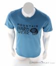 Mountain Hardwear MHW Logo SS Hommes T-shirt, Mountain Hardwear, Bleu, , Hommes, 0418-10079, 5638200589, 888663636398, N3-03.jpg