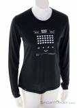 Salewa Pure Space Game Merino Women Shirt, Salewa, Black, , Female, 0032-11517, 5638205890, 4053866598088, N2-02.jpg