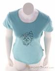 Chillaz Gandia Little Bear Women T-Shirt, Chillaz, Light-Blue, , Female, 0004-10799, 5638207615, 9120131513772, N3-03.jpg