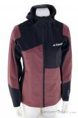 adidas Terrex Xperior Hybrid Rain.RDY Women Rain Jacket, adidas Terrex, Dark-Red, , Female, 0359-10518, 5638207717, 4067894651288, N2-02.jpg