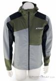 adidas Terrex Xperior Hybrid Rain.RDY Caballeros Chaqueta de lluvia, adidas Terrex, Verde oliva oscuro, , Hombre, 0359-10529, 5638209668, 4067894701723, N2-02.jpg