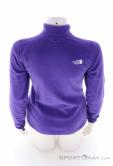 The North Face 100 Glacier FZ Women Sweater, The North Face, Purple, , Female, 0205-10963, 5638213226, 197064893638, N3-13.jpg