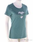 Chillaz Gandia Mountain Heart Mujer T-Shirt, , Verde, , Mujer, 0004-10809, 5638214836, , N1-01.jpg