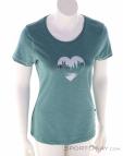 Chillaz Gandia Mountain Heart Femmes T-shirt, , Vert, , Femmes, 0004-10809, 5638214836, , N2-02.jpg