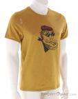 Chillaz French Mountaineer Hommes T-shirt, Chillaz, Jaune, , Hommes, 0004-10820, 5638216449, 9120133025372, N1-01.jpg