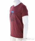 Chillaz French Mountaineer Mens T-Shirt, Chillaz, Dark-Red, , Male, 0004-10820, 5638216454, 9120133025440, N1-06.jpg