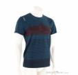 Chillaz Mountain Stripes Herren T-Shirt, Chillaz, Blau, , Herren, 0004-10822, 5638216486, 9120133026812, N1-01.jpg