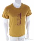 Chillaz Homo Mons Sportivus Mens T-Shirt, Chillaz, Yellow, , Male, 0004-10823, 5638216491, 9120133026041, N2-02.jpg