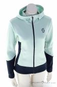 Scott Defined Mid Zip Hoody Women Sweater, Scott, Light-Green, , Female, 0023-12849, 5638217877, 7616185064862, N2-02.jpg