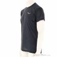 Salewa Puez Melange Dry S/S Mens Functional Shirt, Salewa, Black, , Male, 0032-11534, 5638218405, 4053866434836, N1-06.jpg