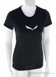 Salewa Solid Dry Damen Funktionsshirt, Salewa, Schwarz, , Damen, 0032-11535, 5638218422, 4053866675727, N2-02.jpg