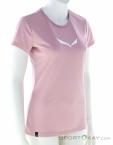 Salewa Solid Dry Women Functional Shirt, Salewa, Pink, , Female, 0032-11535, 5638218423, 4053866675888, N1-01.jpg