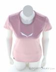 Salewa Solid Dry Damen Funktionsshirt, Salewa, Pink-Rosa, , Damen, 0032-11535, 5638218423, 4053866675888, N3-03.jpg