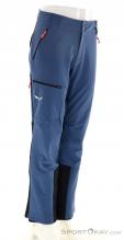 Salewa Sella Durastretch Mens Ski Touring Pants, Salewa, Dark-Blue, , Male, 0032-11261, 5638218494, 4053866702027, N1-01.jpg