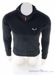 Salewa Puez Polarlite Hooded Mens Fleece Jacket, Salewa, Black, , Male, 0032-11540, 5638218515, 4053866463409, N3-03.jpg