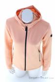 Mons Royale Arcadia Merino Fleece Damen Fleecejacke, , Pink-Rosa, , Damen, 0309-10260, 5638218609, , N3-03.jpg