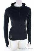 Mons Royale Bella Merino Air-Con Hood LS Mujer Camiseta funcional, Mons Royale, Negro, , Mujer, 0309-10300, 5638218615, 9420057482818, N2-02.jpg