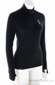 Mons Royale Cascade Merino Flex 1/4 Zip Damen Funktionsshirt, Mons Royale, Schwarz, , Damen, 0309-10303, 5638218636, 9420057481811, N1-01.jpg