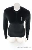 Mons Royale Cascade Merino Flex 1/4 Zip Femmes T-shirt fonctionnel, Mons Royale, Noir, , Femmes, 0309-10303, 5638218636, 9420057481811, N3-03.jpg