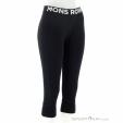 Mons Royale Cascade Merino Flex 3/4 Women Functional Pants, Mons Royale, Black, , Female, 0309-10308, 5638218695, 9420057482214, N1-01.jpg