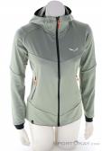 Salewa Sella Crevasse Hooded Women Fleece Jacket, Salewa, Gray, , Female, 0032-11552, 5638220509, 4053866708876, N2-02.jpg