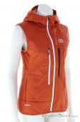 Ortovox Swisswool Piz Boè Women Ski Touring Vest, , Orange, , Female, 0016-12066, 5638223327, , N1-01.jpg