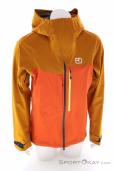 Ortovox 3L Ravine Shell Hommes Veste de ski, Ortovox, Orange, , Hommes, 0016-11912, 5638223428, 4251877759157, N2-02.jpg