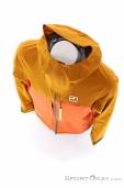 Ortovox 3L Ravine Shell Hommes Veste de ski, Ortovox, Orange, , Hommes, 0016-11912, 5638223428, 4251877759157, N4-04.jpg