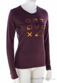 Ortovox 185 Merino Brand Outline LS Women Shirt, , Dark-Red, , Female, 0016-12079, 5638223439, , N1-01.jpg